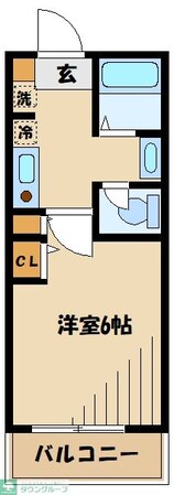 メルディア淵野辺IIの物件間取画像